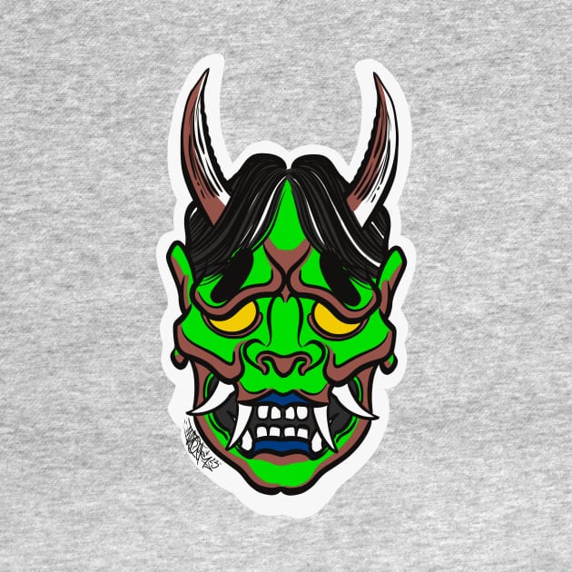 Oni demon green by Maserpop